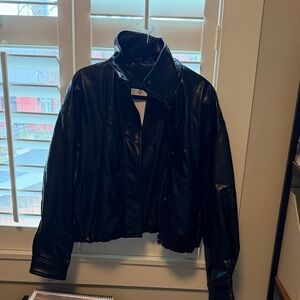 Zara Black Leather Jacket